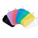 50pcs/lot Washable Reusable Anti-Slip Sticky Magic Sticky Pad Non Slip Desk Accessory for Cell Phone, Keys, Ipod, coin