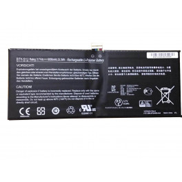 BTY-S1J 3.7V 33.3Wh 9000Wh Battery for MSI W20 3M-013US Series